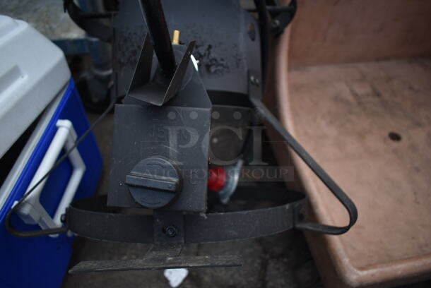 Metal Propane Gas Powered Stock Pot Range. - Image 4 of 4