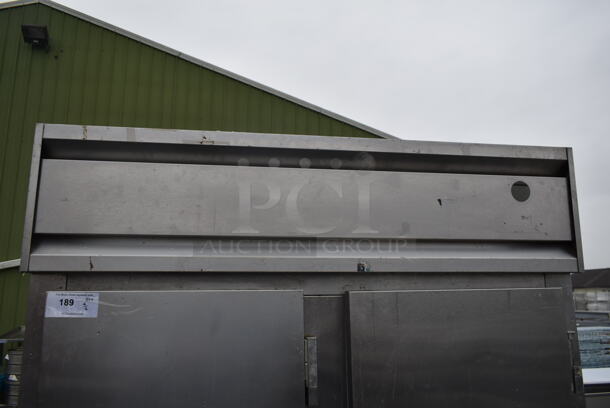 Continental 2R-SS Stainless Steel Commercial 2 Door Reach In Cooler. 115 Volts, 1 Phase. Tested and Powers On But Does Not Get Cold - Image 2 of 8