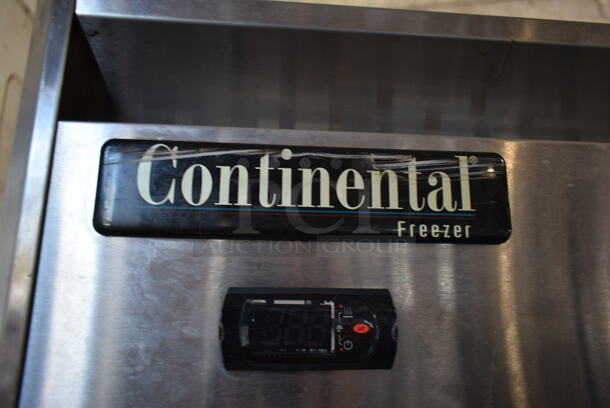 Continental 2FN Stainless Steel Commercial 2 Door Reach In Freezer w/ Poly Coated Racks. 115 Volts, 1 Phase. Tested and Working! - Image 4 of 9