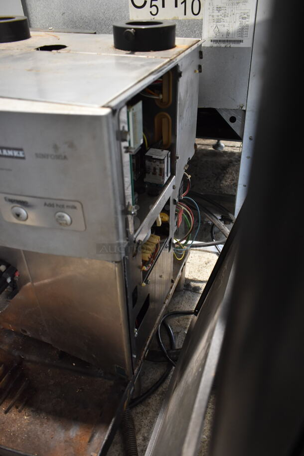 Franke Sinfonia Metal Commercial Countertop Automatic Coffee Espresso Machine. Missing Hoppers. - Image 6 of 8