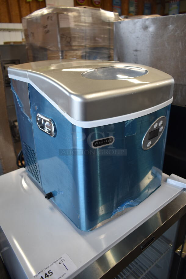 BRAND NEW SCRATCH AND DENT! Whynter IMC-490SS Portable 49lb Freestanding Stainless Steel Ice Maker. 115 Volts, 1 Phase. Tested and Working! - Image 2 of 8