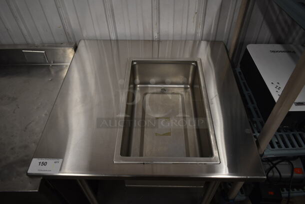 Stainless Steel Commercial Floor Style Single Bay Steam Table w/ Under Shelf. Cannot Test Due To Cut Power Cord - Image 2 of 4