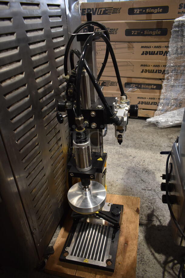 Kinex Cappers SA-2010 Metal Commercial Countertop Bottle Capping Machine. Tested and Working! - Image 3 of 6
