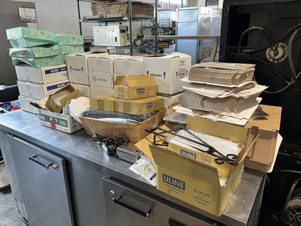 ALL ONE MONEY! Lot of Various Items Including Uline Bags and Boxes - Image 1 of 5