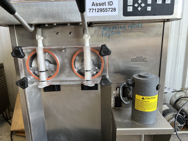 2014 Stoelting Model SF121-38I2 Stainless Steel Commercial Countertop Air Cooled 2 Flavor w/ Twist Soft Serve Ice Cream Machine. 208-240 Volts, 1 Phase. 22x33x35 - Image 9 of 10