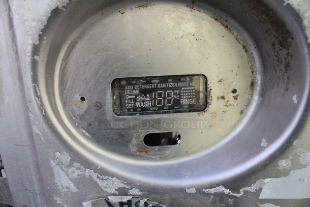 Hobart Stainless Steel Commercial Straight Pass Through Dishasher.  - Image 3 of 6