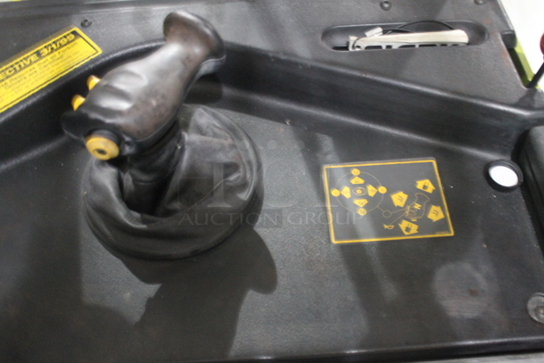 Clark ESX15S Metal Commercial Electric Powered Riding Forklift. Goes GREAT w/ Lot 484! BUYER MUST REMOVE: This Item CANNOT Be Transported; Must Pick Up By Appointment Only Approximately 1 Week After Auction Ends; Forklift Will Be Used During Pick Up Day. - Image 8 of 9