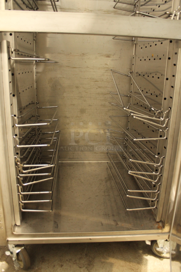Cres Cor RO151037 Stainless Steel Commercial 2 Half Size Door Reach In Quiktherm Cabinet on Commercial Casters. 208 Volts, 1 Phase. - Image 4 of 5