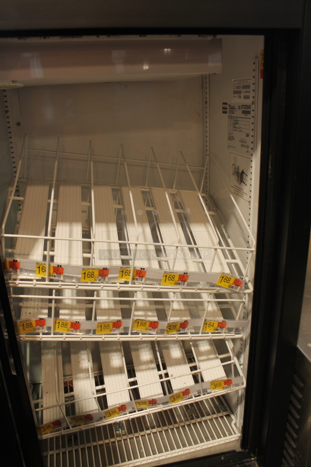 2016 True GDM-41SL-54-LD Metal Commercial 2 Door Reach In Cooler Merchandiser w/ Poly Coated Racks and Drink Sliders. 115 Volts, 1 Phase. Tested and Working! - Image 5 of 6