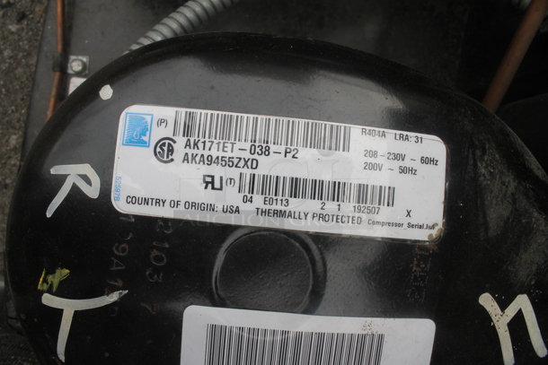Tecumseh AK171ET-038-P2 Metal Commercial Compressor. 208/230 Volts, 1 Phase. - Image 6 of 7