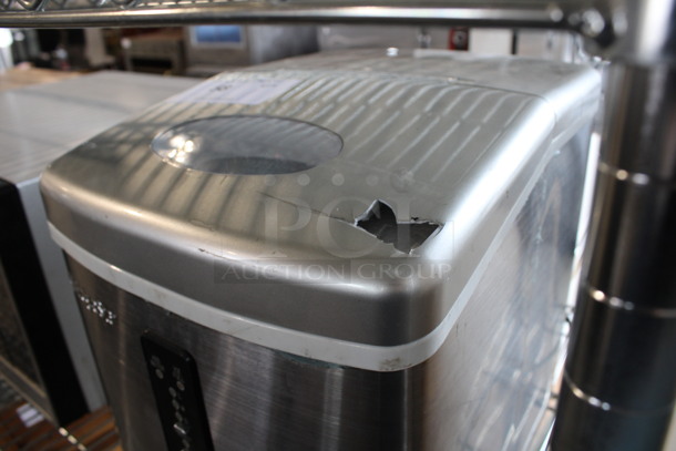 EdgeStar Model IP210SS Chrome Finish Countertop Ice Machine. 115 Volts, 1 Phase. 12x14x15 - Image 5 of 6