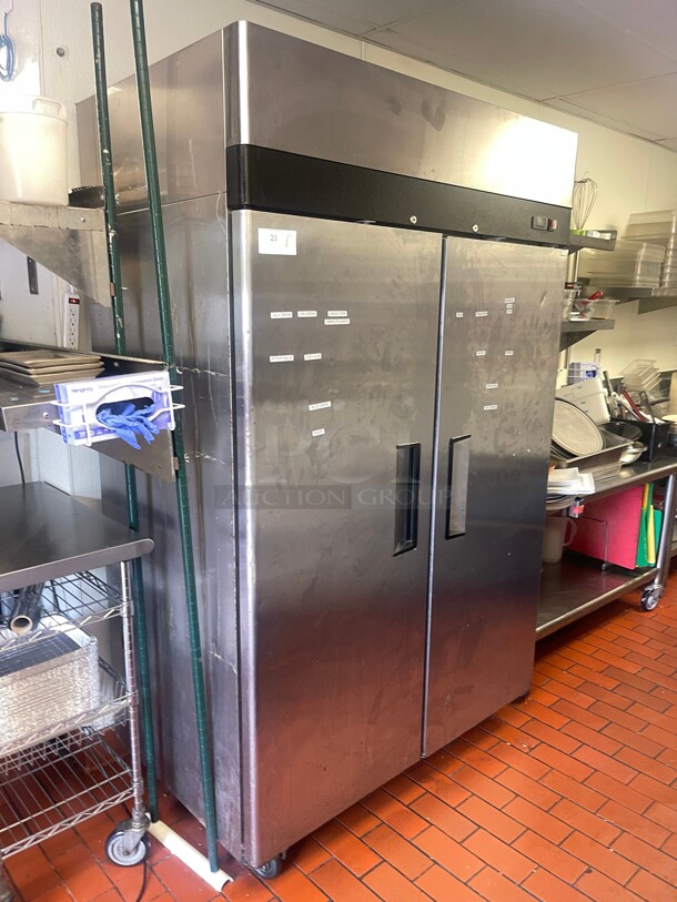 Working! Atosa MBF8005 44.5 Cu.ft Double Door Top Mount Commercial Reach-In Refrigerator NSF 115 Volt Tesed and Working! - Image 1 of 9