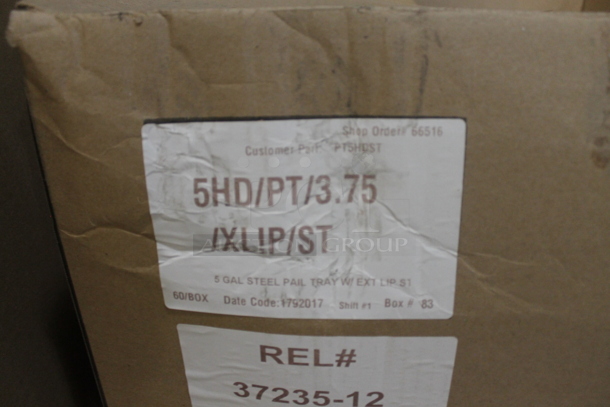 ALL ONE MONEY! Lot of Boxes of BRAND NEW Poly Bottles and Paramount Cylinder Quart Containers. BUYER MUST REMOVE. - Image 9 of 10