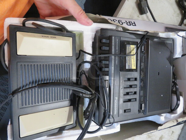 One Panasonic Microcassette Transcriber. #RR-930. - Image 1 of 1