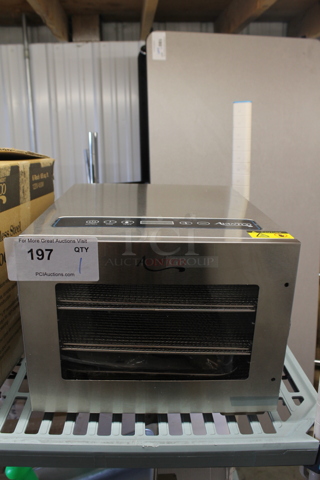 BRAND NEW SCRATCH AND DENT! Avantco 177LT06A Stainless Steel Commercial Food Dehydrator. 120 Volts, 1 Phase. Tested and Only Works On The Highest Heat Setting.