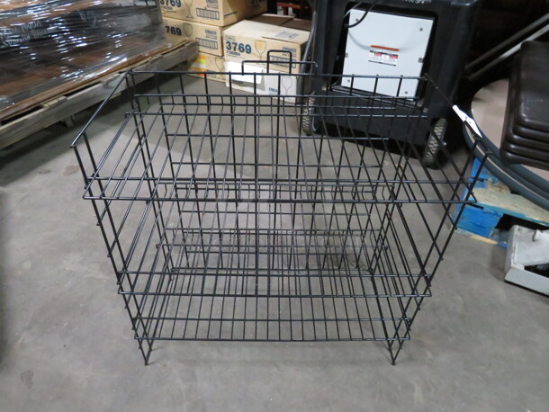 One Metal Stand With 3 Shelves. 24X14X25