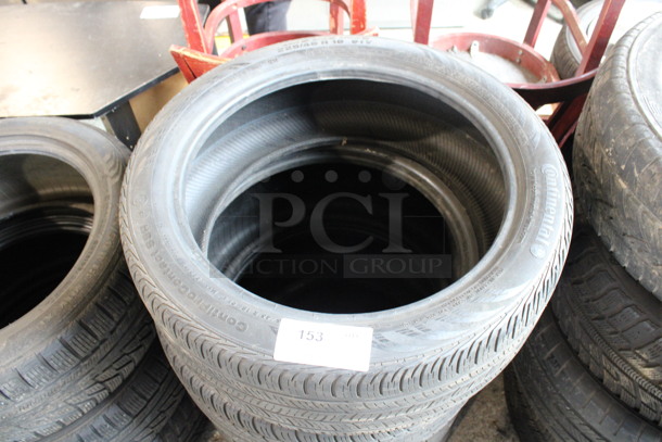 4 Various Tires Including ContiProContact 225/45R 18 91V. Includes 25.5x9.5x25.5. 4 Times Your Bid! - Image 2 of 6