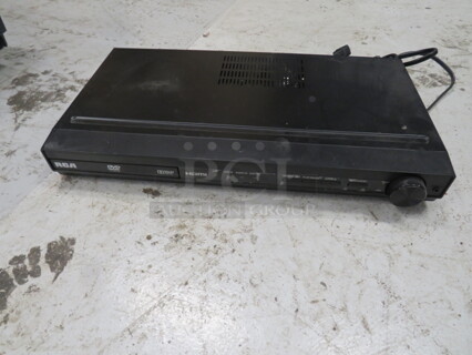 One RCA DVD Player.