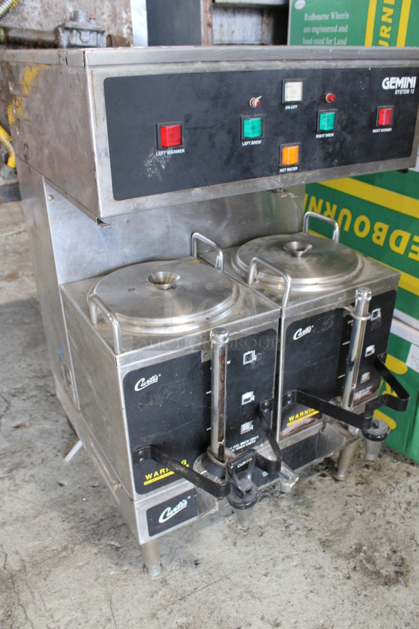 Curtis Model GEM-12-10 Stainless Steel Commercial Countertop Coffee Machine w/ 2 Satellite Servers. 220 Volts, 1 Phase. 18x23x30 - Image 2 of 5