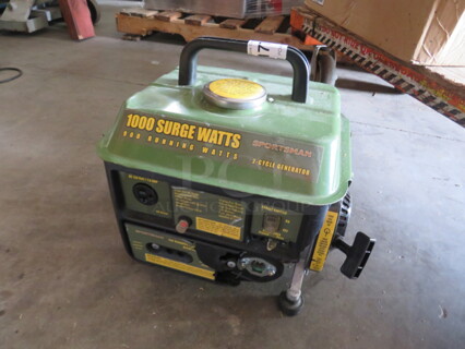 One Sportsman 2 Cycle Generator. 