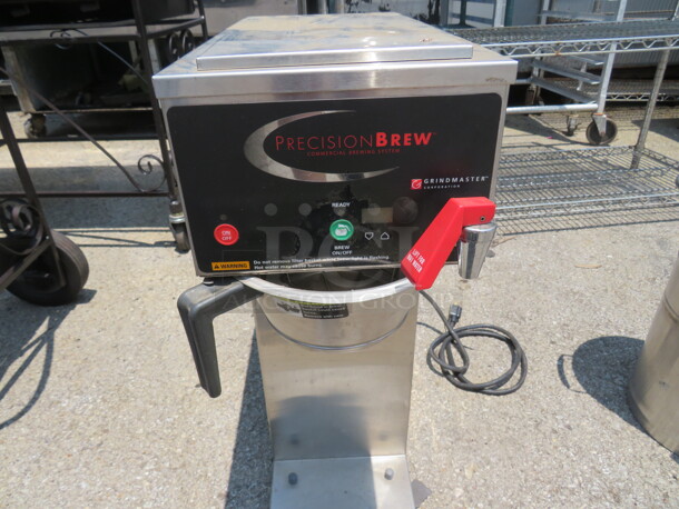 One Grindmaster Precision Brewer With Filter Basket. 120 Volt. Model# B-SAP. 8X18X25 - Image 2 of 2
