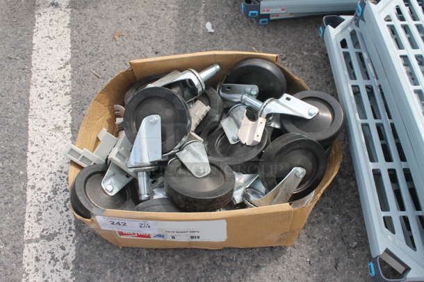 ALL ONE MONEY! BRAND NEW Shelving Casters and MORE! - Image 1 of 2