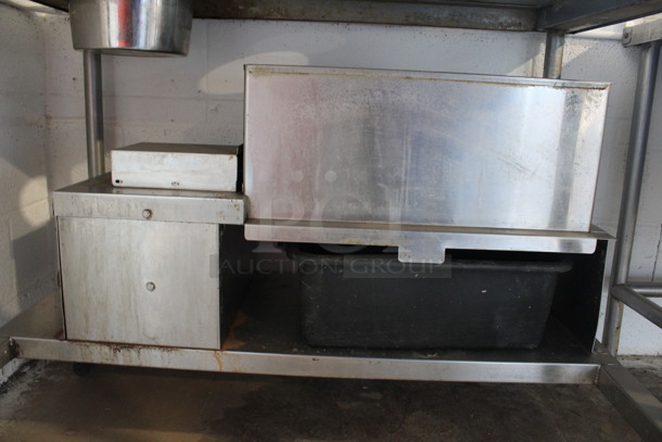 Ayr-king Stainless Steel Commercial Breader / Blender / Sifter Station. 115 Volts, 1 Phase. 48x31x35.5. Cannot Test - Unit Needs New Power Cord - Image 4 of 5