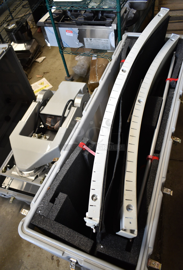 AVL Technologies 1296 TracStar Mobile Satellite Station in 2 Gray Boxes - Image 9 of 9