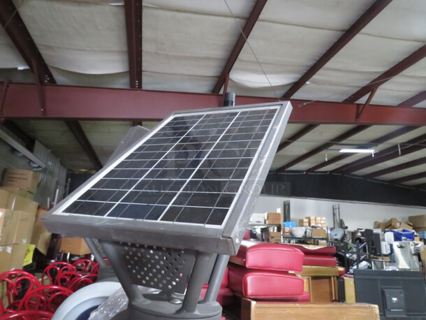 One SV Solar Powered Parking Meter. This Meter Will Accept Nickels, Dimes, Quarters And Dollars.  - Image 4 of 5