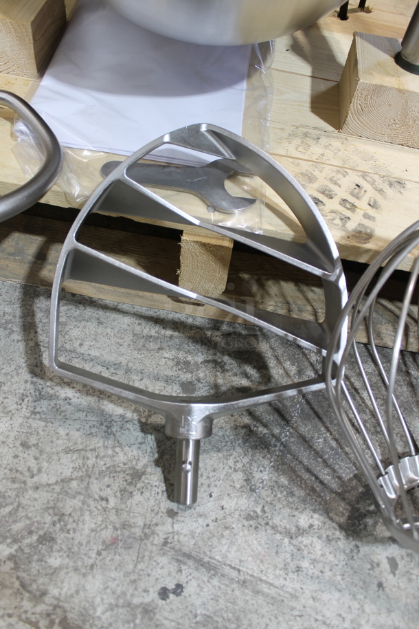 BRAND NEW! 2022 Varimixer V20KT Metal Commercial Countertop 20 Quart Planetary Dough Mixer / Stainless Steel Mixing Bowl, Bowl Guard, Paddle, Whisk and Dough Hook Attachments. 120 Volts, 1 Phase. Tested and Working! - Image 5 of 9