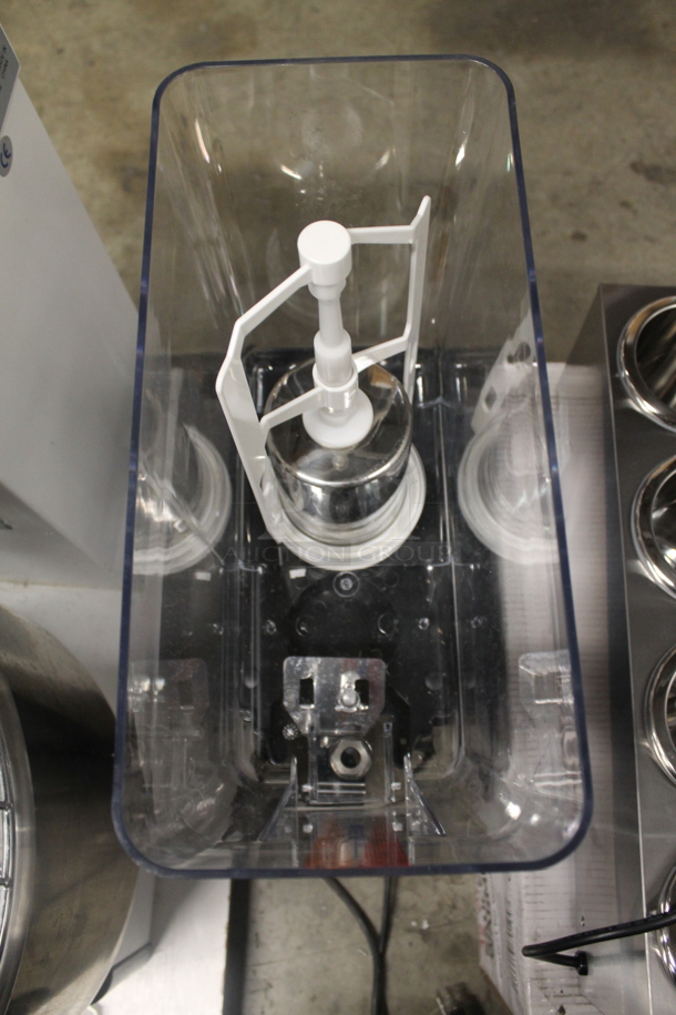 LIKE NEW! Carnival King JETCOF 120M Stainless Steel Commercial Countertop Single 5 Gallon Bowl Refrigerated Beverage Dispenser. 120 Volts, 1 Phase. Unit Has Only Been Used a Few Times! Tested and Working!  - Image 4 of 6