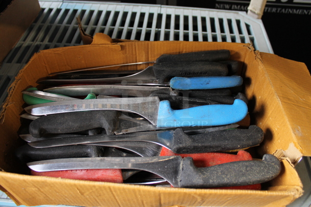 65 SHARPENED Stainless Steel Knives Including Fillet Knives. 65 Times Your Bid! - Image 1 of 4