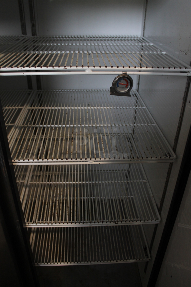 2015 True TG2R-2S ENERGY STAR Stainless Steel Commercial 2 Door Reach In Cooler w/ Poly Coated Racks. 115 Volts, 1 Phase. Tested and Working! - Image 6 of 8