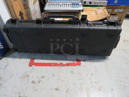 One Pelican Equipment Case.
