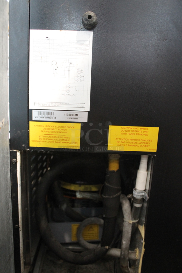 Micro Matic MDW-50 Stainless Steel Commercial Back Bar Bottle Cooler w/ 2 Sliding Lids. 115 Volts, 1 Phase. Tested and Working! - Image 5 of 6