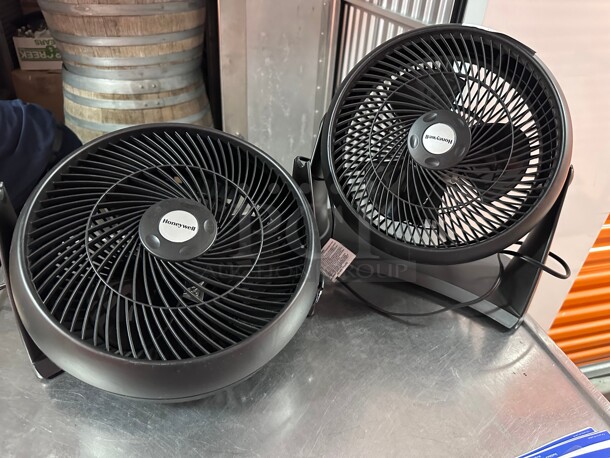 Turbo Table Air Circulator Fan, 3-Speed  Wall Mount, Black - Image 1 of 5