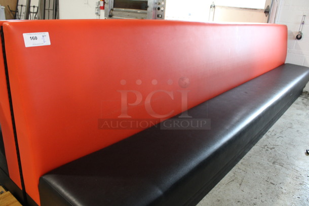 ALL ONE MONEY! Lot of 2 Red and Black Single Sided Booths. 168x24x42 - Image 3 of 3
