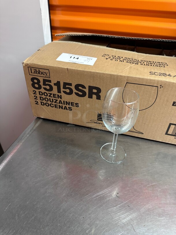 New! Libbey 8515SR Bristol Valley 13.5 oz. Heavy Duty Customizable Round Red Wine Glass NSF  - Image 3 of 6