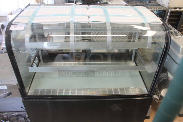 BRAND NEW SCRATCH AND DENT! CW-370R Stainless Steel Commercial Floor Style Refrigerated Deli Display Case Merchandiser. 110-120 Volts, 1 Phase. Tested and Working! - Image 1 of 5