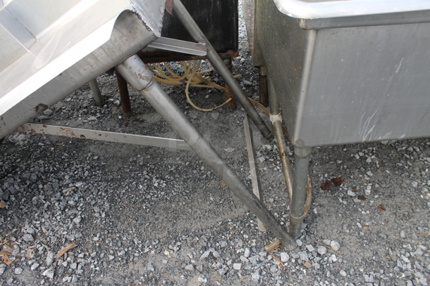 Stainless Steel Commercial Right Side Dirty Side Dishwasher Table. - Image 4 of 4