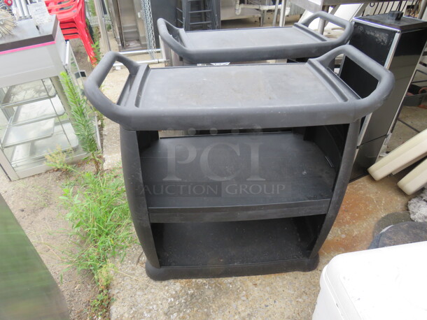 One Sysco 3 Shelf Cart. No Casters. 36X18X34 - Image 1 of 1