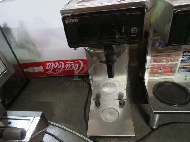 One Bunn CW Series Coffee Brewer With Filter Basket. #CW15-AFS. 120 Volt. 9X19X23