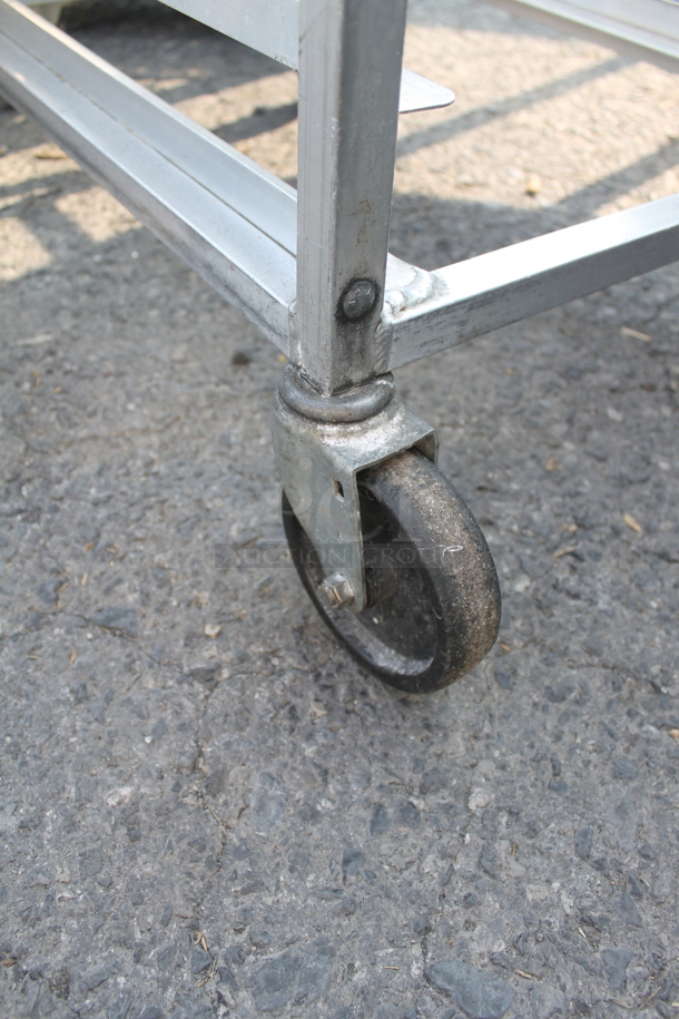 Commercial Stainless Steel Half Height Sheet Pan Rack on Commercial Casters.  - Image 3 of 3