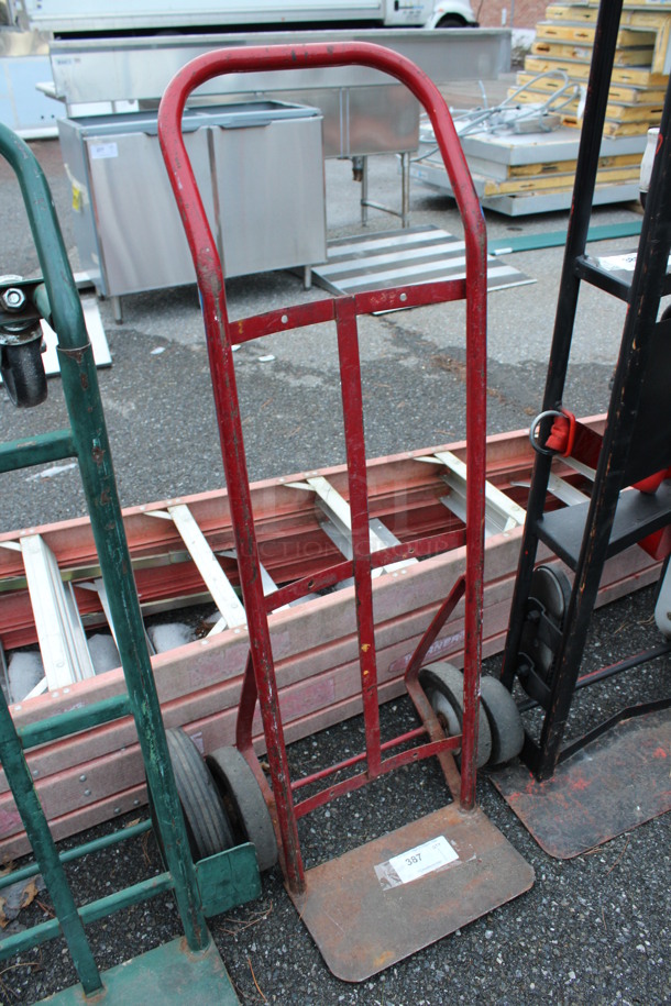 Red Metal Furniture Dolly. 19x17x46 - Image 2 of 4