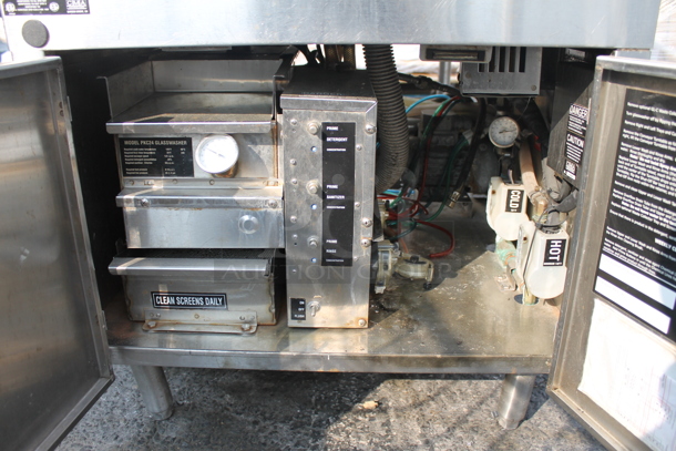 CMA PKC24 Commercial Stainless Steel Electric Glasswasher On Galvanized Legs. 120V, 1 Phase.  - Image 6 of 11