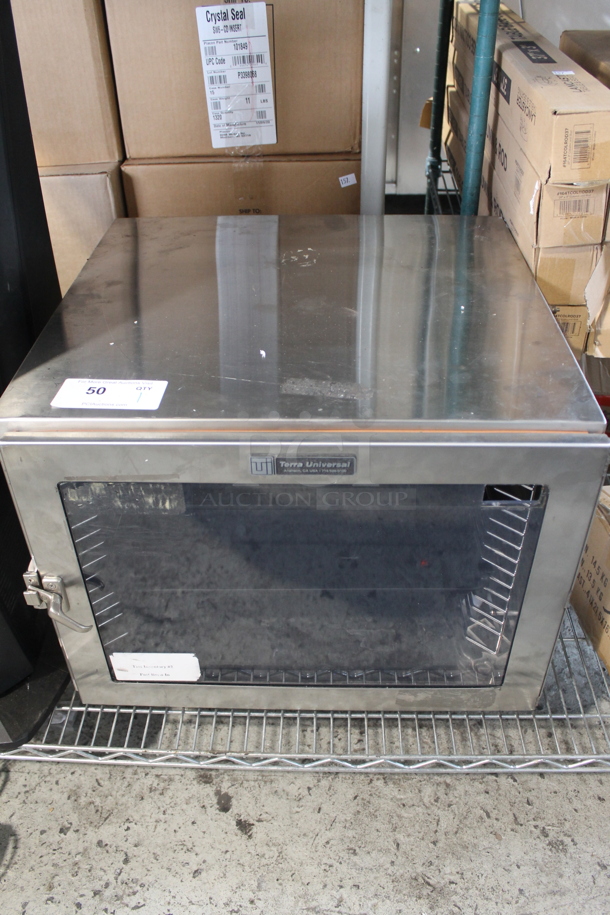 Terra Universal 1679-06 Stainless Steel Countertop Desiccator.  - Image 1 of 10