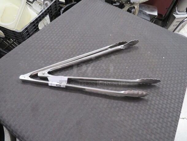 Stainless Steel 16 Inch Tong. 2XBID - Image 1 of 1