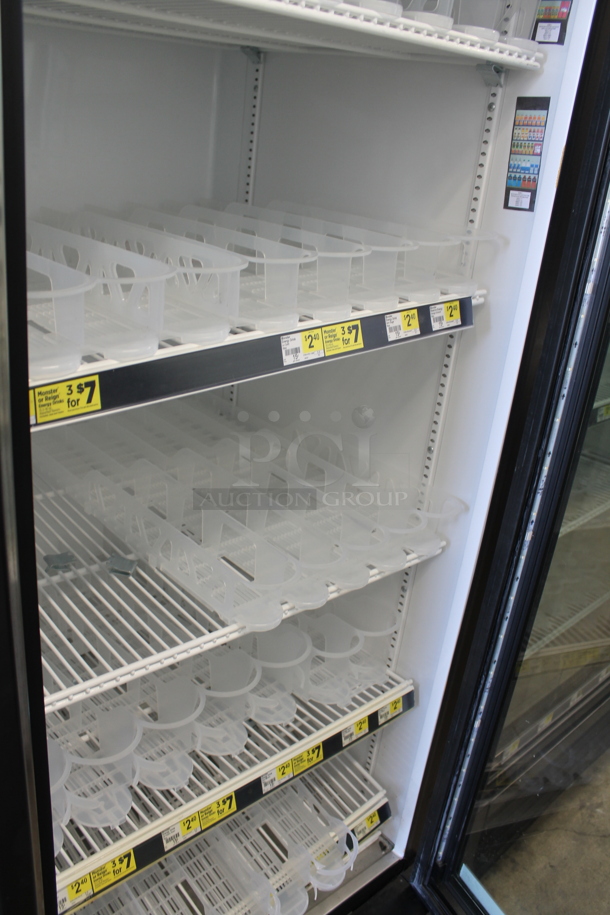 2016 True GDM-72-HC-TSL01 Metal Commercial 3 Door Reach In Cooler Merchandiser w/ Poly Coated Racks. 115 Volts, 1 Phase. Tested and Powers On But Does Not Get Cold - Image 6 of 6