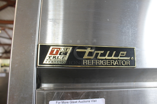 2013 True TG2R-2S ENERGY STAR Stainless Steel Commercial 2 Door Reach In Cooler w/ Poly Coated Racks on Commercial Casters. 115 Volts, 1 Phase. Tested and Working! - Image 2 of 11