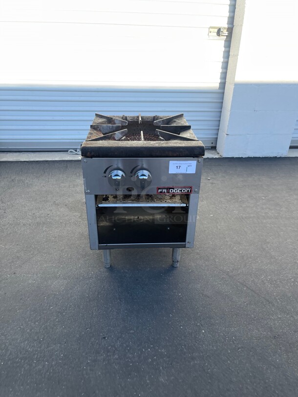 Clean! FRIDGCON FTSP-18-1 18 inch ONE BURNER STOCK POT RANGE Natural Gas NSF Great For Large Pots Tested and Working! - Image 3 of 6